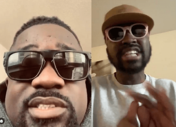 L-R: Sarkodie and Asem L-R: Sarkodie and Asem