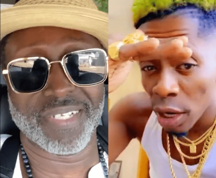L-R: Reggie Rockstone, Shatta Wale L-R: Reggie Rockstone, Shatta Wale