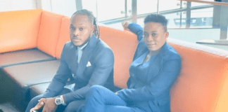 Musician Keche Andrew and his wife, Joana Gyan.