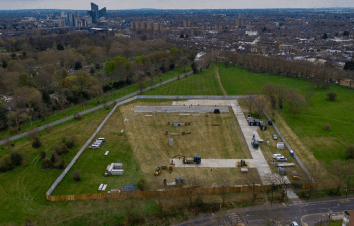 Coronavirus: Morgue the size of two football pitches being built in UK Coronavirus: Morgue the size of two football pitches being built in UK