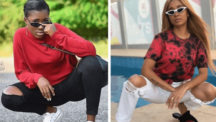 File Photo: L-R: Fella Makafui & Sister Derby File Photo: L-R: Fella Makafui & Sister Derby