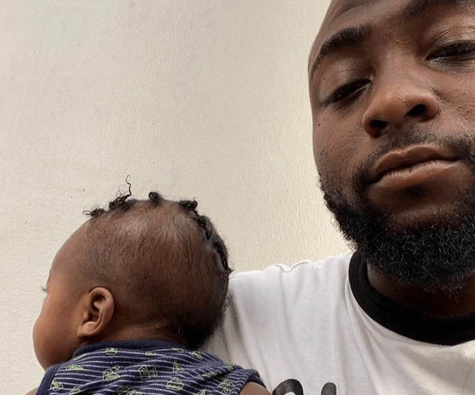 Davido and his son Davido and his son