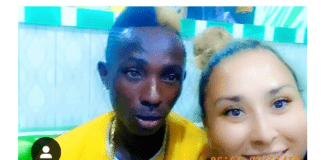 Patapaa and his girlfriend, Liha Miller