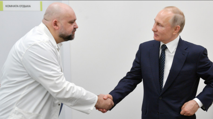 Russian doctor who shook Vladimir Putin's hand tests positive for Covid-19 Russian doctor who shook Vladimir Putin's hand tests positive for Covid-19