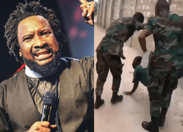Sonnie Badu takes on Ghanaian soldiers bullying citizens during lockdown Sonnie Badu takes on Ghanaian soldiers bullying citizens during lockdown