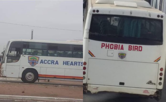 Hearts of Oak team bus Hearts of Oak team bus
