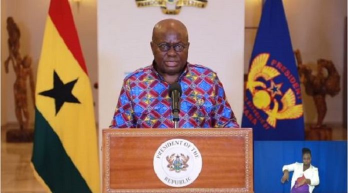 President Nana Addo Dankwa Akufo-Addo during his 9th address on coronavirus President Nana Addo Dankwa Akufo-Addo during his 9th address on coronavirus