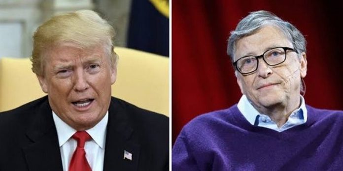 trump and bill gates trump and bill gates
