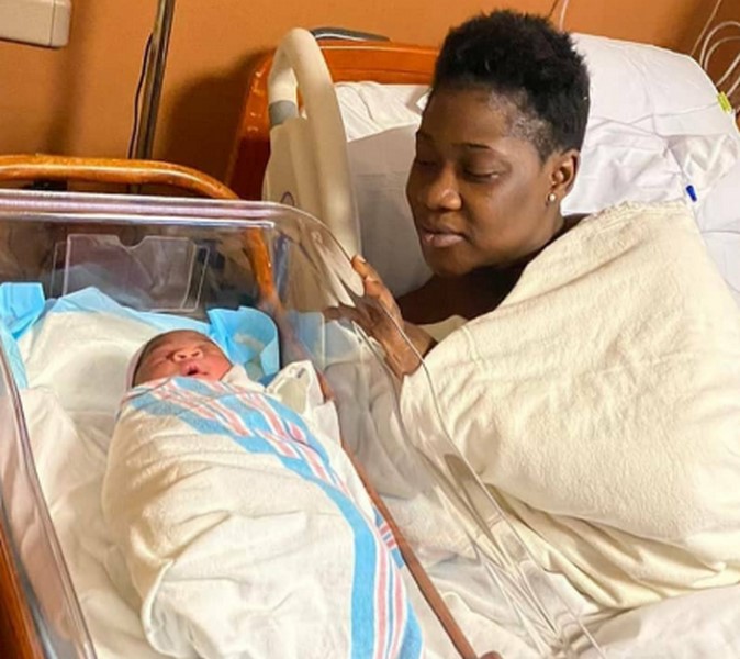 mercy johnson and her new baby mercy johnson and her new baby