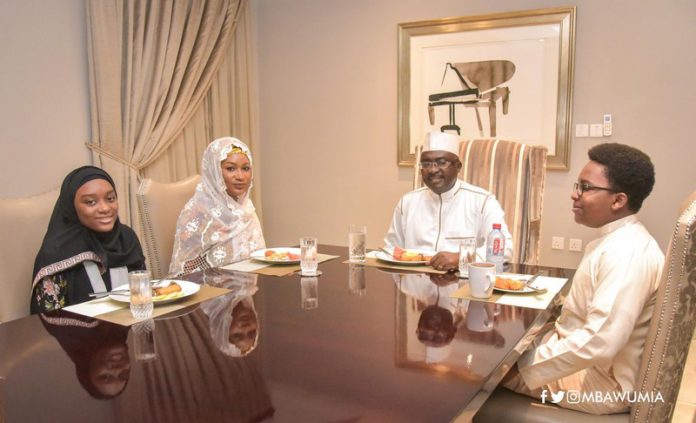 bawumia with family bawumia with family