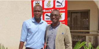 CK Akonnor and assistant David Duncan