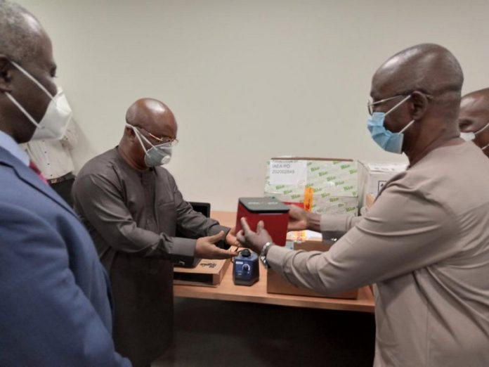 The Ghana Atomic Energy Commission (GAEC) has handed over MIC-PCR diagnostic equipment The Ghana Atomic Energy Commission (GAEC) has handed over MIC-PCR diagnostic equipment