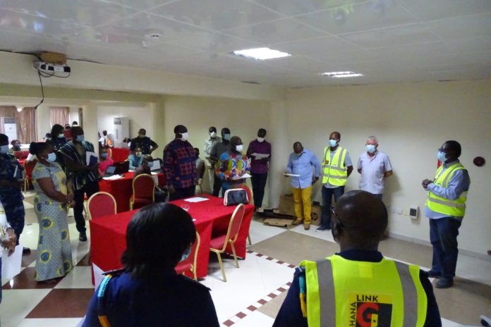 Ghana Link, GRA and GPHA undertaking the simulation exercise