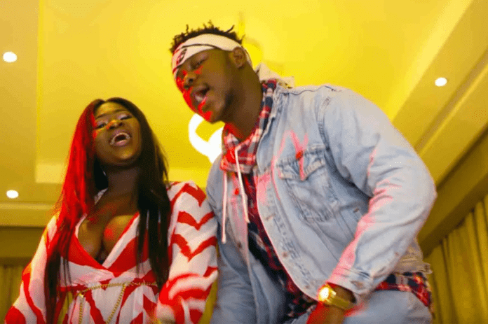Sista Afia and Medikal in her "Weather" music video Sista Afia and Medikal in her "Weather" music video