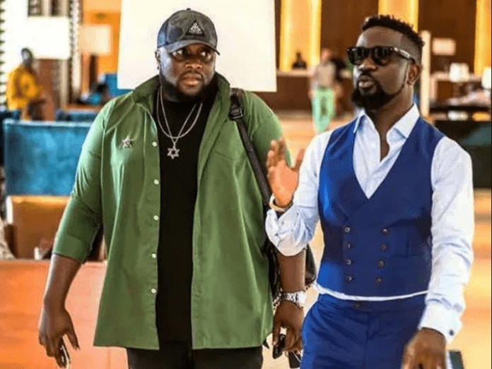 L-R: Angel Town and Sarkodie L-R: Angel Town and Sarkodie