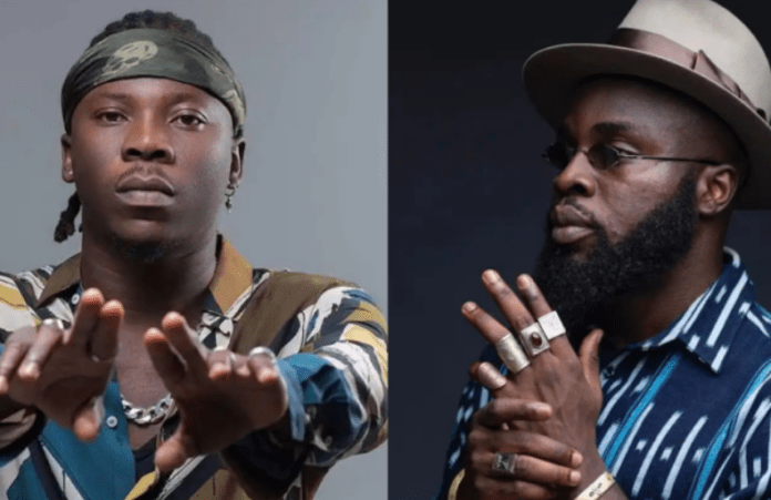 L-R: Stonebwoy & M.anifest L-R: Stonebwoy & M.anifest