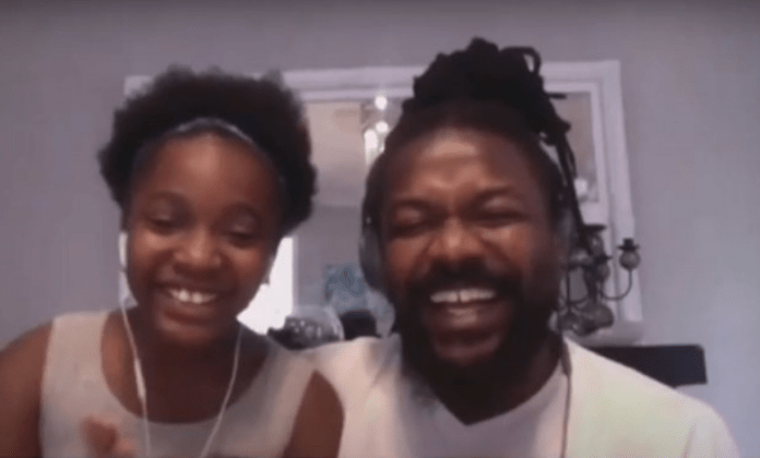 Samini and his daughter Samini and his daughter
