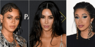 Beyoncé, Kim Kardashian West and Cardi B (Getty Images)