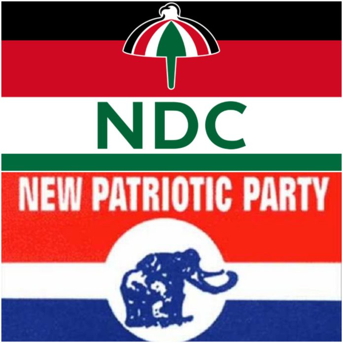 ndc and npp logo The two most dominant political parties in the country