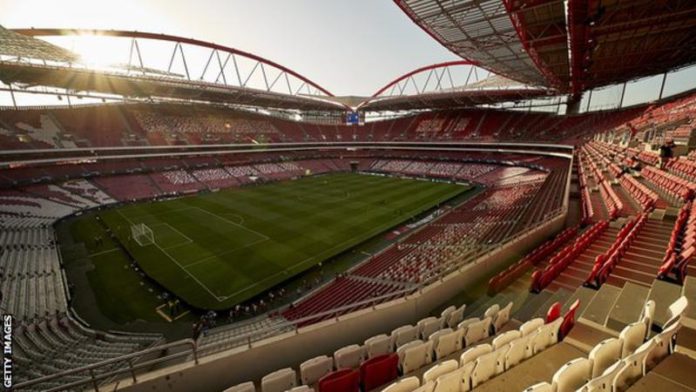 Benfica's Estadio da Luz could be used for the Champions League mini-tournament Benfica's Estadio da Luz could be used for the Champions League mini-tournament