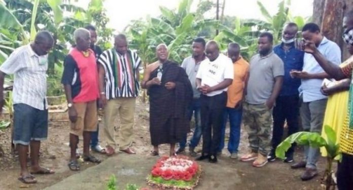 chief prays for mahama chief prays for mahama