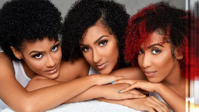 Actress Juliet Ibrahim with her sisters, Sonia Ibrahim and Nadia Ibrahim