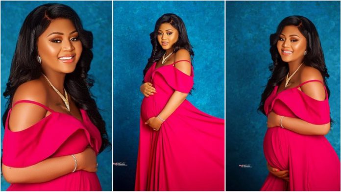 Heavily-pregnant-Regina-Daniels-radiates-joy-as-she-shares-new-lovely-photos (Copy) pregnant regina daniels