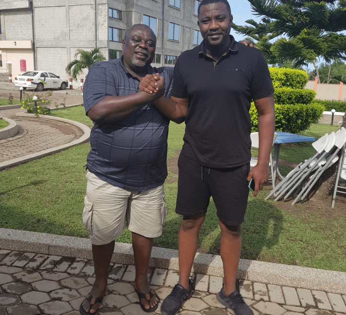 Koku Anyidoho and John Dumelo Koku and John Dumelo