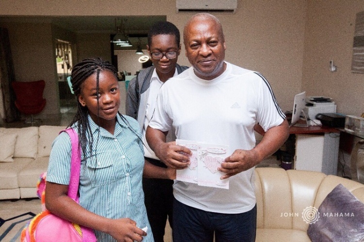 Father’s Day: Mahama’s children celebrate him in style [video]