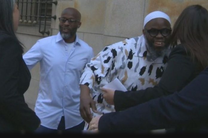 Both men were released together in May 2019 Both men were released together in May 2019