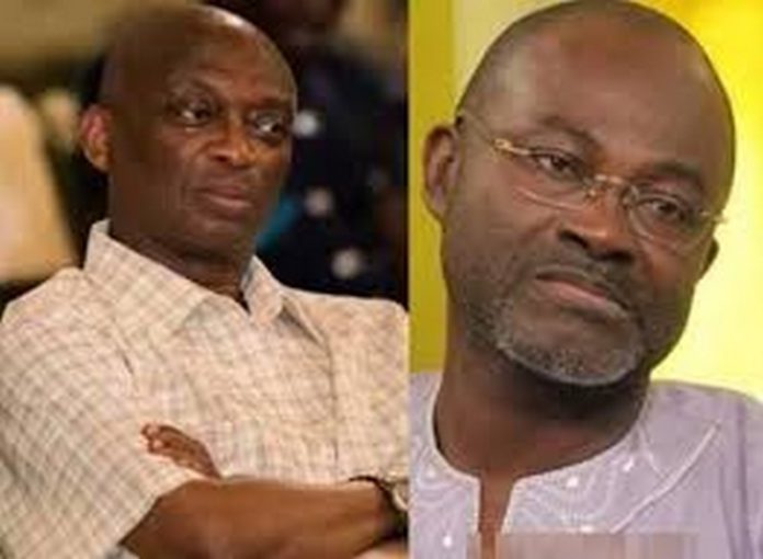 Kweku Baako and Kennedy Agyapong Kweku Baako and Kennedy Agyapong