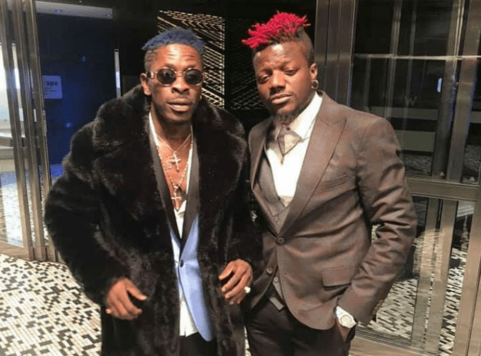 From left: Shatta Wale and Pope Skinny
