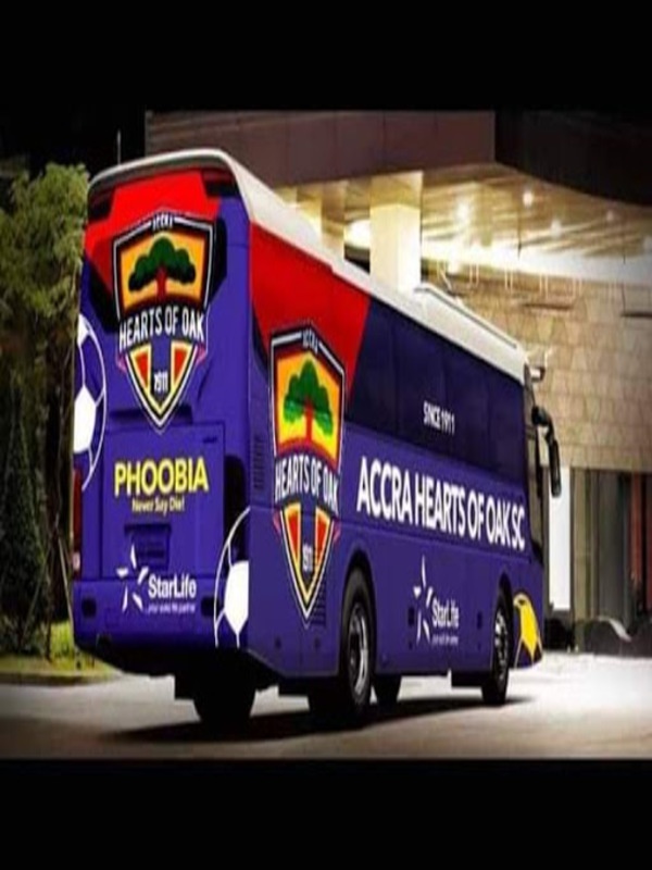 Hearts of Oak new bus Hearts of Oak new bus