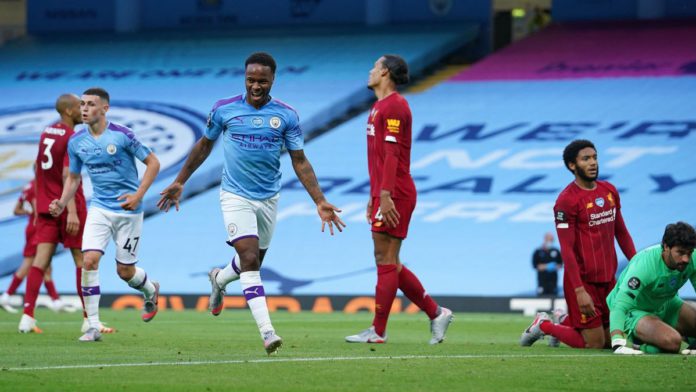 Raheem Sterling celebrates for Manchester City, 2020 Image credit: Getty Images Raheem Sterling celebrates for Manchester City, 2020 Image credit: Getty Images