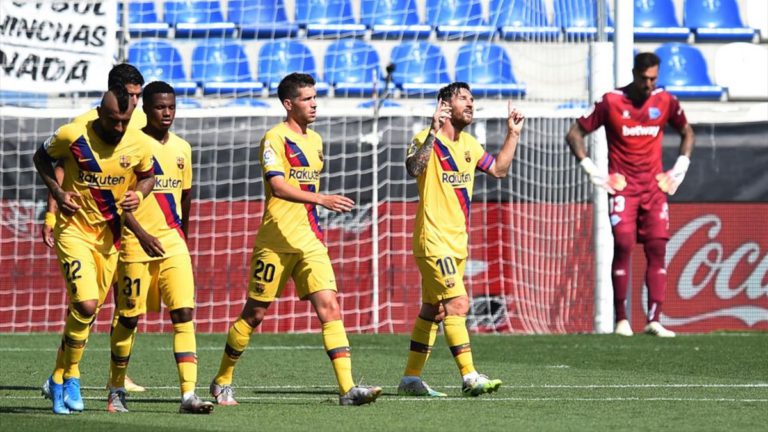 Barcelona thump Alaves to hint at promising future