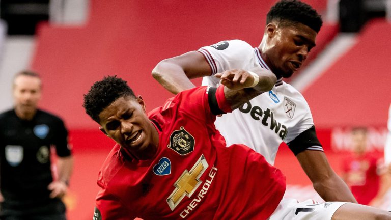 Manchester United’s Champions League hopes in balance as West Ham ensure survival