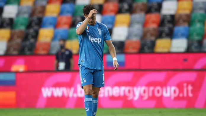 Cristiano Ronaldo sull'1-1 di Nestorovski in Udinese-Juventus Image credit: Getty Images Cristiano Ronaldo sull'1-1 di Nestorovski in Udinese-Juventus Image credit: Getty Images