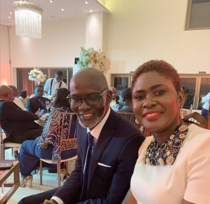 Gabby Asare Otchere-Darko and wife Gabby Asare Otchere-Darko and wife