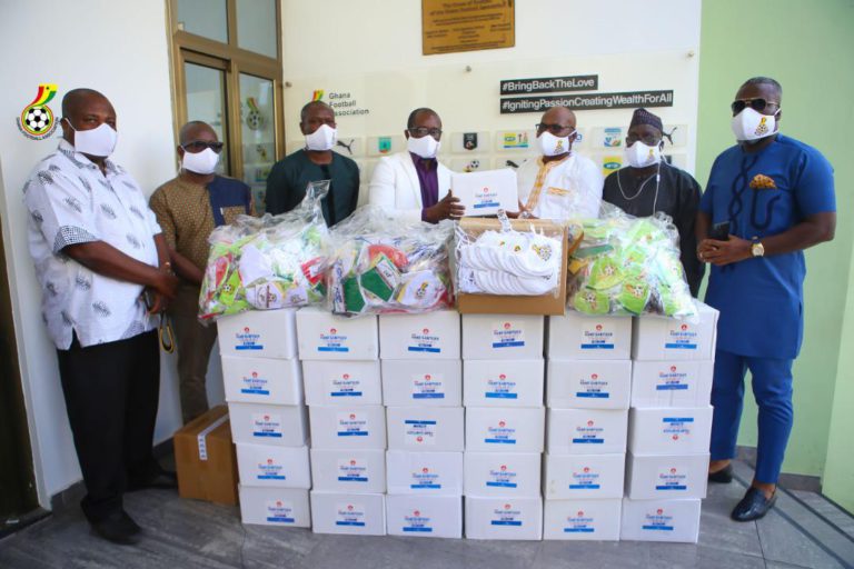 COVID-19: Black Stars donate PPE’s to GFA