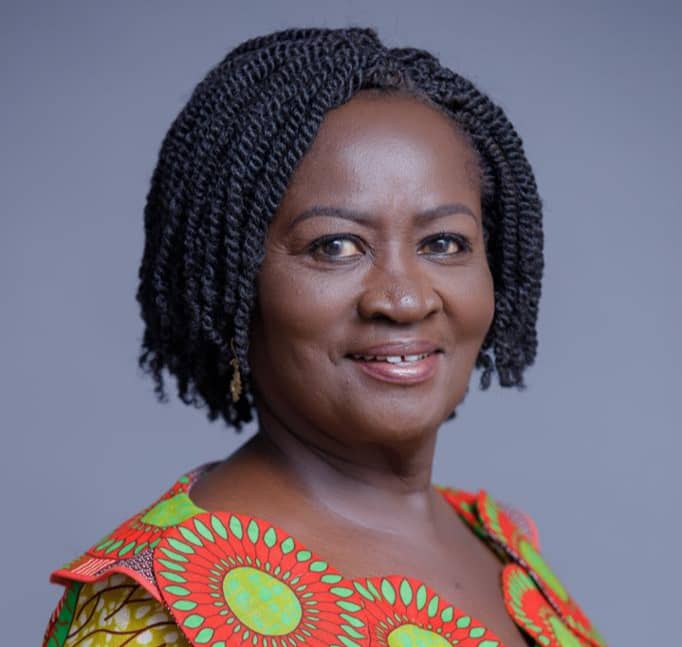 Prof Naana Opoku Agyemang and John Dramani Mahama Prof Naana Opoku Agyemang