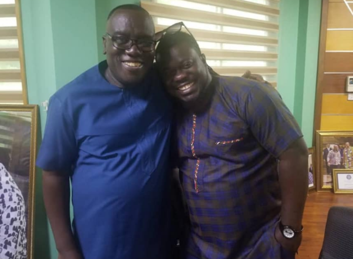 From left: late Sir John and Obour From left: late Sir John and Obour