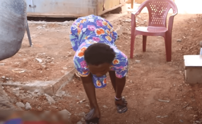 An orphan and a graduate of the Accra Technical University, Miss Delali Agbosu says one doctor's negligence made her unable to walk properly. An orphan and a graduate of the Accra Technical University, Miss Delali Agbosu says one doctor's negligence made her unable to walk properly.