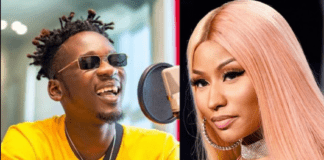 File Photo: Mr Eazi and Nicki Minaj