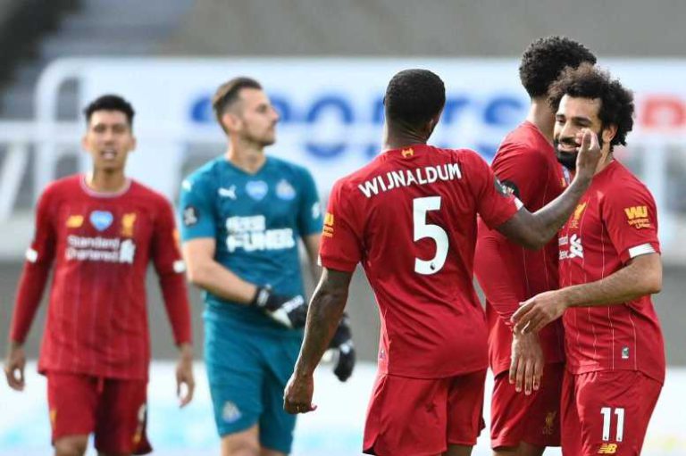 Liverpool clinch club record points tally with win over Newcastle