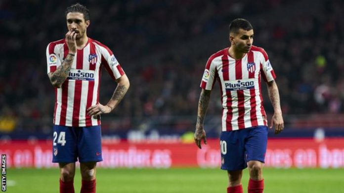 Atletico say both Sime Vrsaljko (left) and Angel Correa are asymptomatic Atletico say both Sime Vrsaljko (left) and Angel Correa are asymptomatic