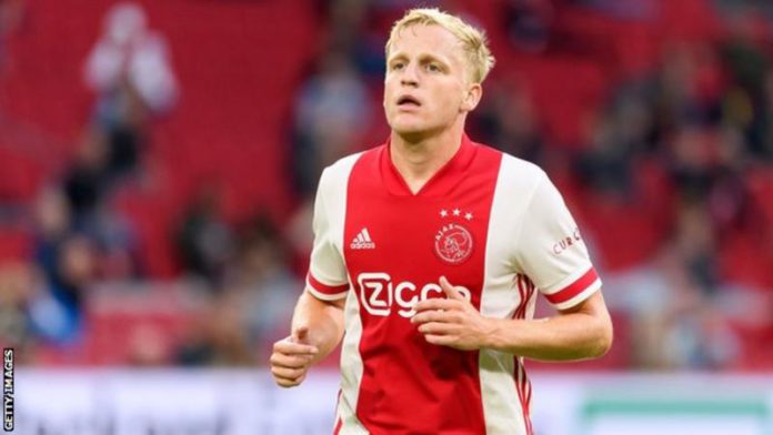 Van de Beek has won 10 caps for the Netherlands Van de Beek has won 10 caps for the Netherlands