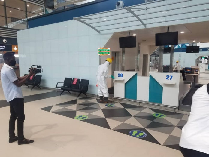 Fumigation Exercise is Terminal 3 ahead of Airport Reopening Fumigation Exercise is Terminal 3 ahead of Airport Reopening