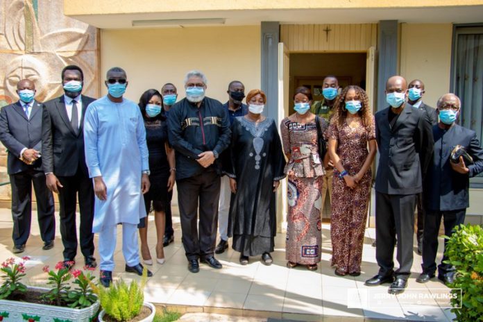 Rawlings mourns with late Edem Kodjo's family in Togo Rawlings mourns with late Edem Kodjo's family in Togo