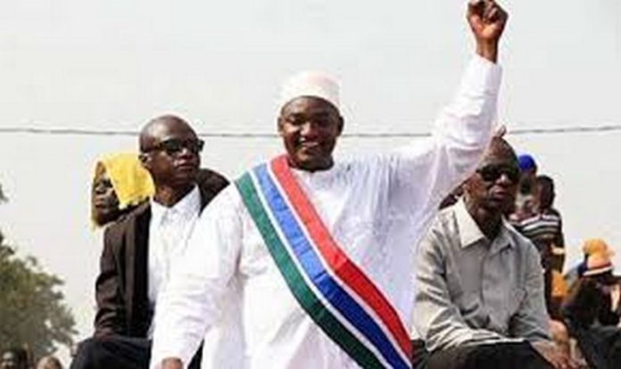 Gambian President Adama Barrow Gambian President Adama Barrow