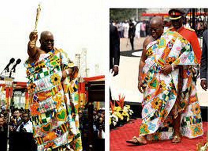 Akufo-Addo at his inuagural ceremony Akufo-Addo at his inuagural ceremony